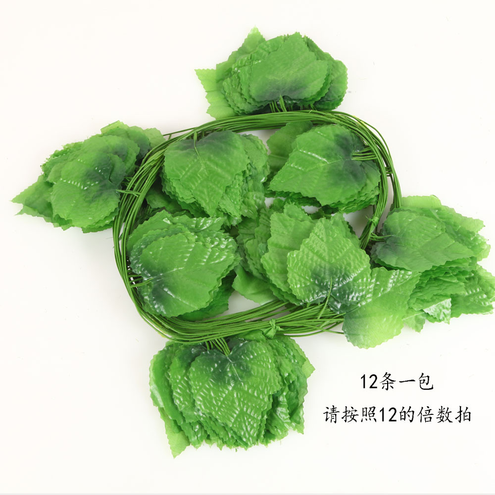 Artificial flowers, artificial lawns, artificial trees, artificial flowers, artificial lawns, artificial trees, no falling leaves, 20 large grape leaves, artificial vines, artificial grape leaves, silk fabric vines, artificial grapevines pic 9