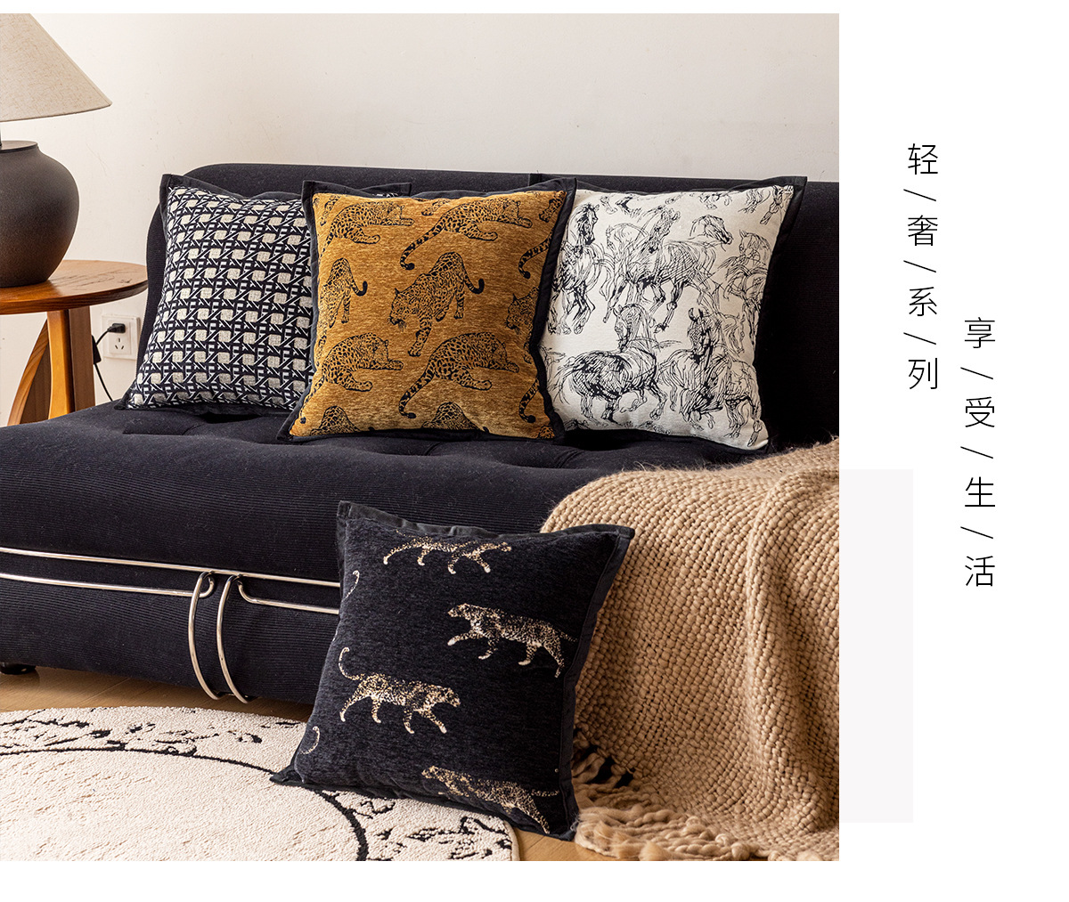 Wholesale of Chinese-style sofa pillowcases, living room model room decorative cushions, headboard cushions, bed backrests, and a sense of luxury pic 17