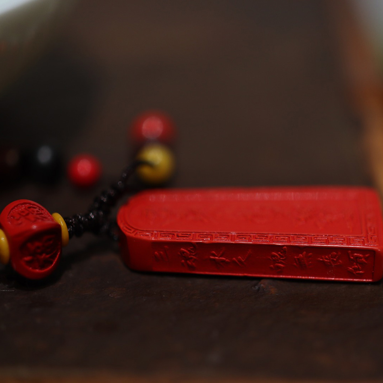 Wholesale of Chinese-style entry and exit peace Emperor sand and cinnabar Fortune gourd car pendants, keys, rearview mirror ornaments pic 22