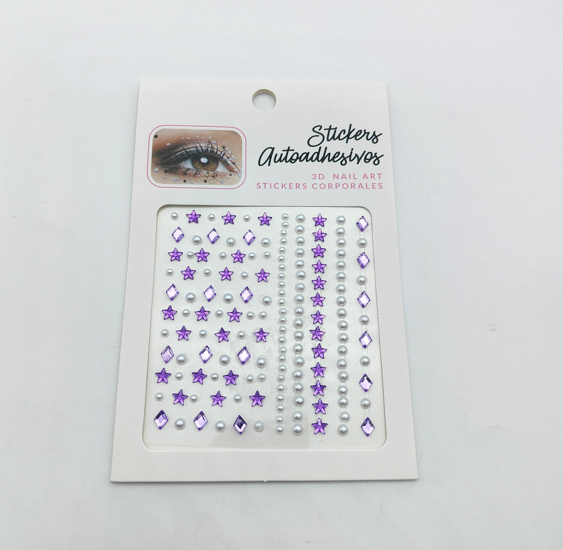 眼妆贴眼部钻贴面部装饰珍珠眼妆饰品儿童舞台水钻贴现货批发详情3