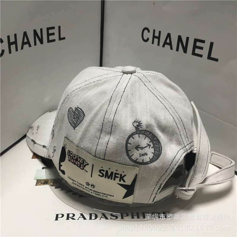 The 2022 Korean version of the spring, summer, autumn and winter all-season sunshade baseball cap with rabbit letters is suitable for both men and women pic 7