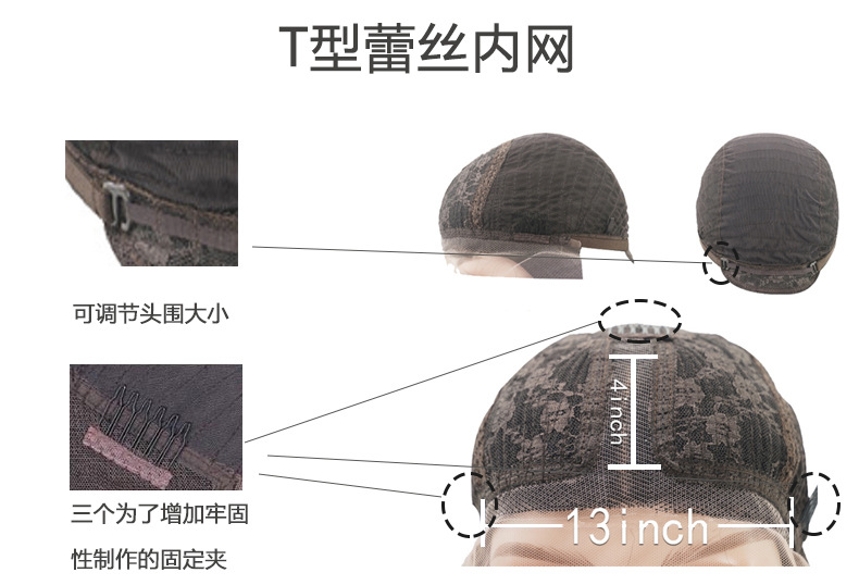 Female Amazon European and American mid-parted wavy long curly hair front lace full head wig manufacturer wholesale wigs pic 11