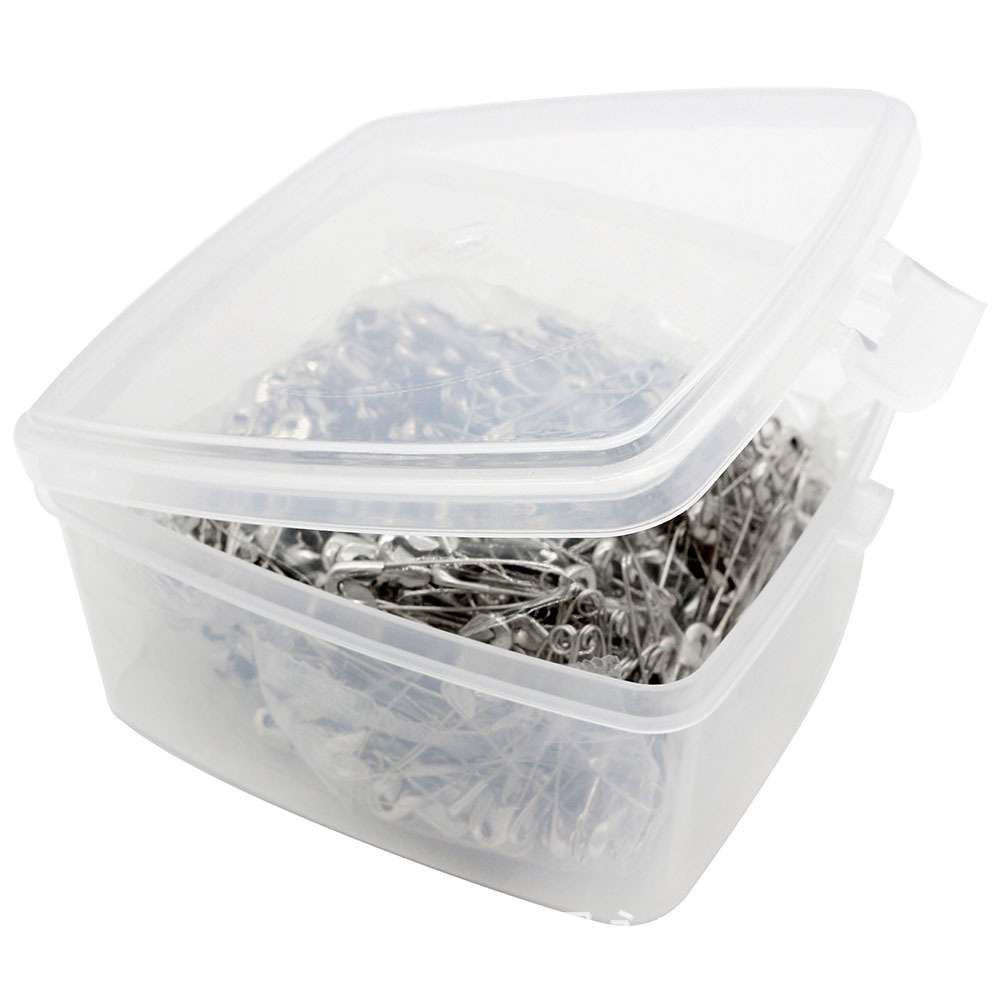 亚马逊全银镀镍别针多型号大盒装500/1000枚DIY安全别针厂家批发详情5