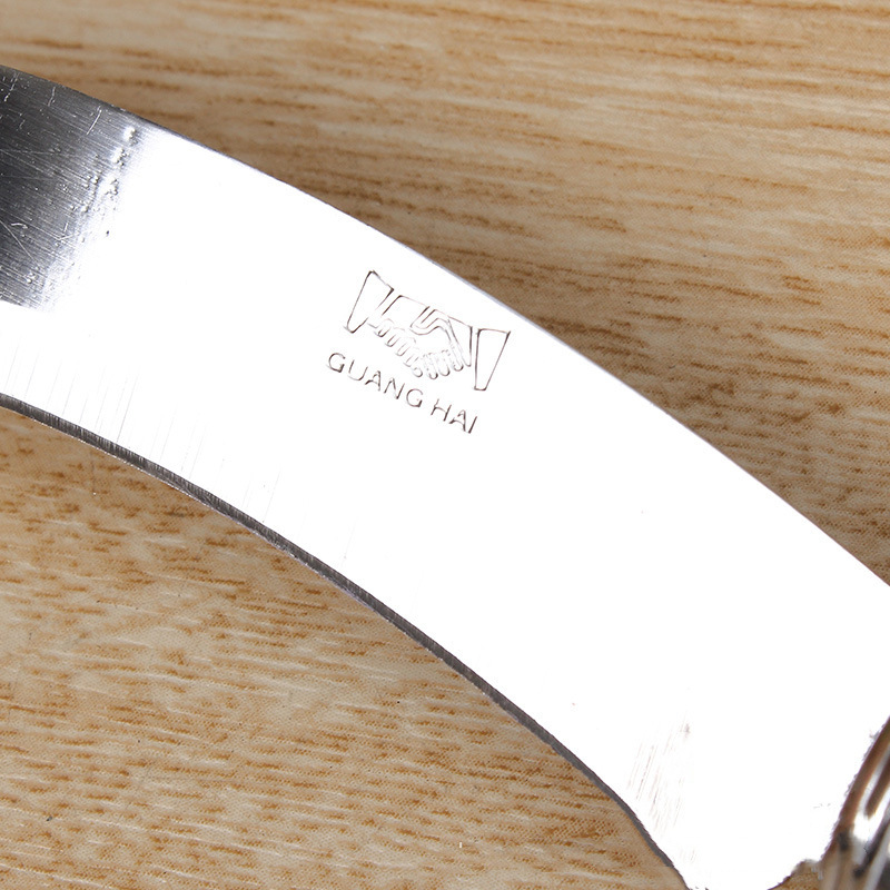 Round-handled steel curved knife, stainless steel fruit pineapple knife, household kitchen fruit and vegetable peeler, pineapple knife wholesale pic 11