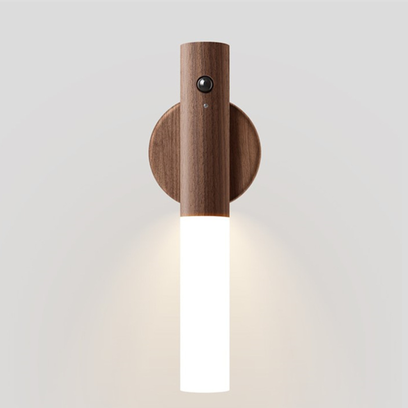 Intelligent human body sensor night light, LED rechargeable corridor cabinet wall light, household bathroom strong wall sensor light pic 2