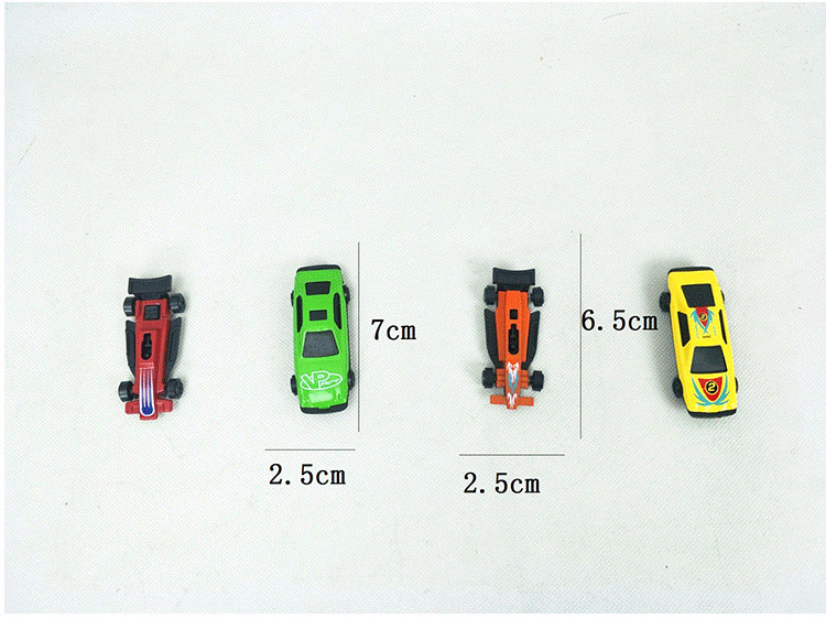 Cross-border alloy cart 10pcs caja de color caja de regalo 10pcs 10pcs pack coche de juguete para niños alloy sliding cart pic 5