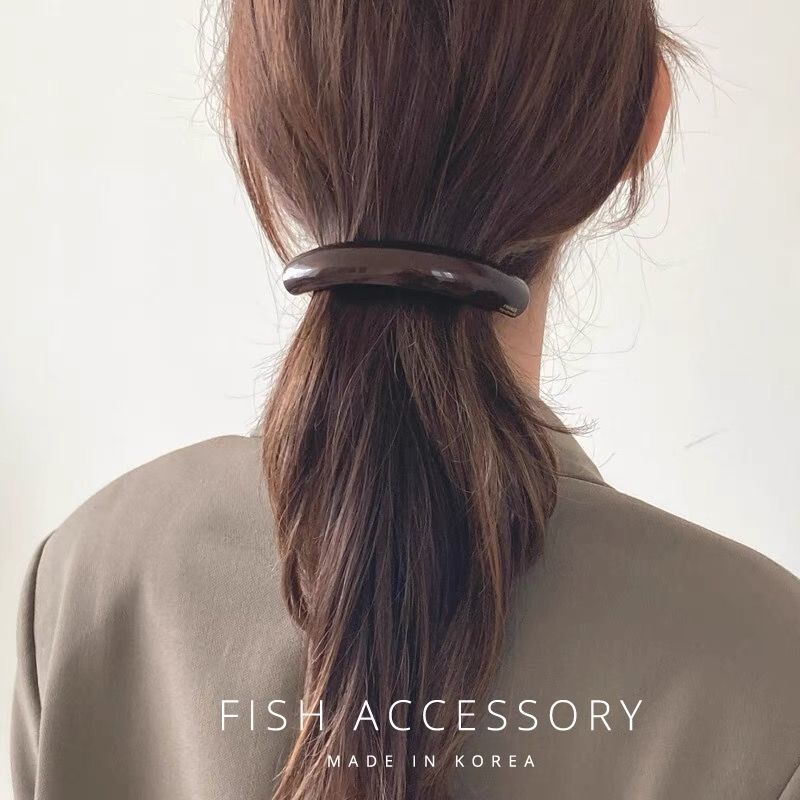 气质发夹女后脑勺一字夹大号弹簧夹发卡外出百搭时尚夹子头饰顶夹详情9