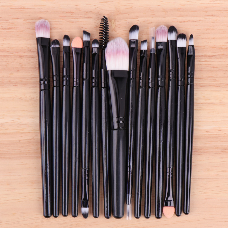 15-piece makeup brush set: eyeshadow brush, eye brush, eyebrow brush, eyelash brush, lip brush, complete set of beauty tools in stock, shanilak pic 7