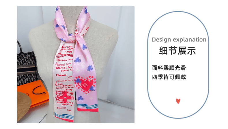 The 2022 best-selling L series for spring and summer features classic black and white combinations with shirts, scarves, suits, ties, and hair ties pic 8