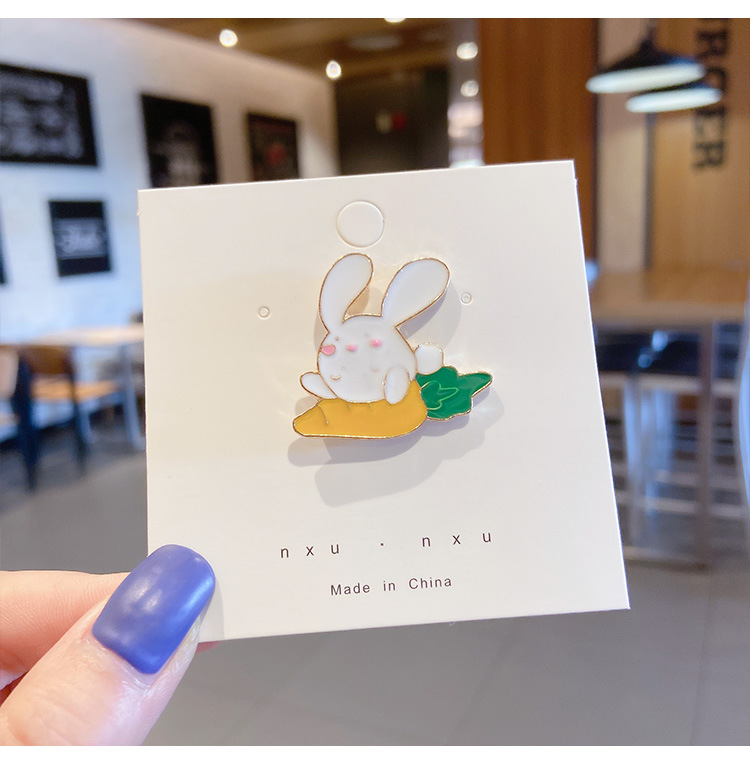 Cute Japanese brooches, trendy and individualistic alloy badges, brooches, accessories, cartoon collars, clothes, summer trinkets pic 36