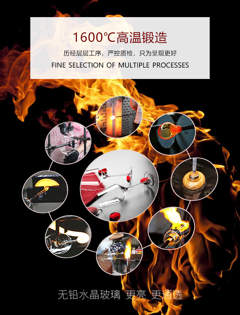 ins minimalist crystal glass cups, restaurant water cups, heat-resistant egg-shaped cups, mousse cups, large-capacity juice cups, LOGO pic 12