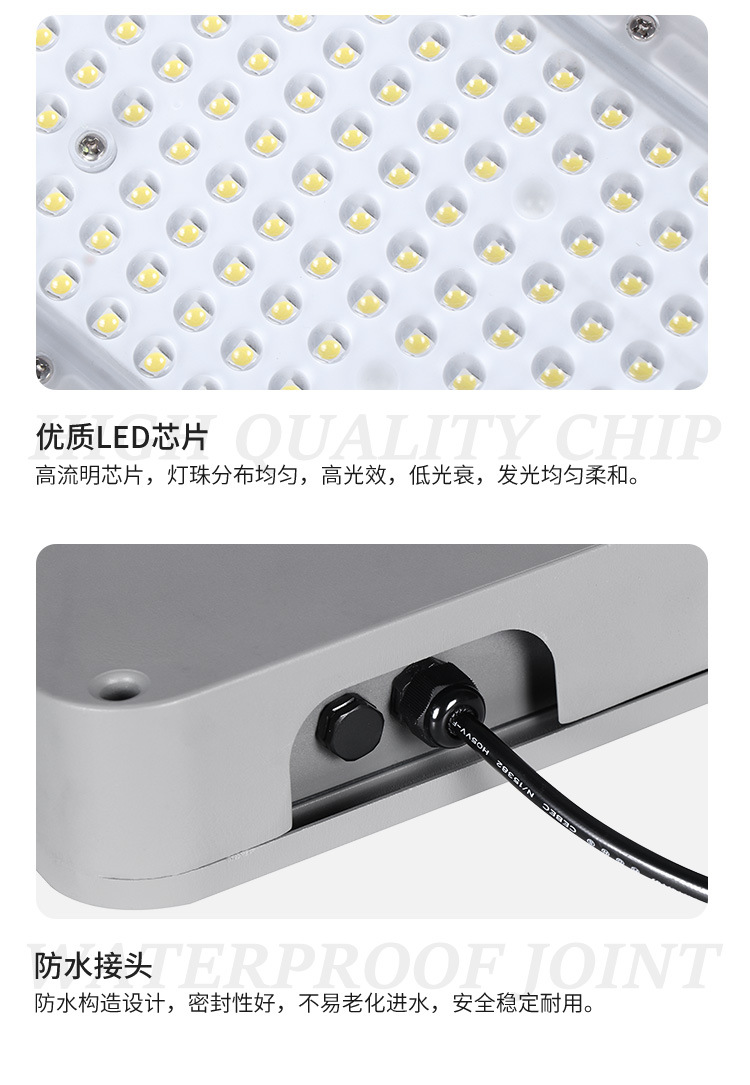 工厂私模LED投光灯100w200w300w400w中高杆灯专用压铸灯头详情15