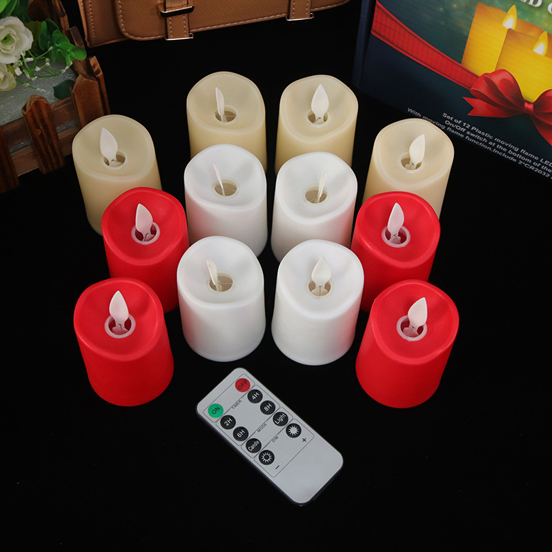 LED electronic candle lights, wedding and birthday candles, decorative lights, LED night lights, 10-key remote control electronic tea wax lights pic 33