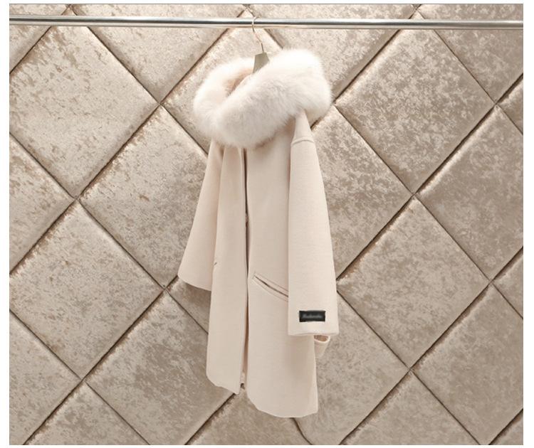 Woolen coat for women, mid-length, 2020 autumn/winter new Korean style, short and petite woolen coat, one-piece consignment pic 6