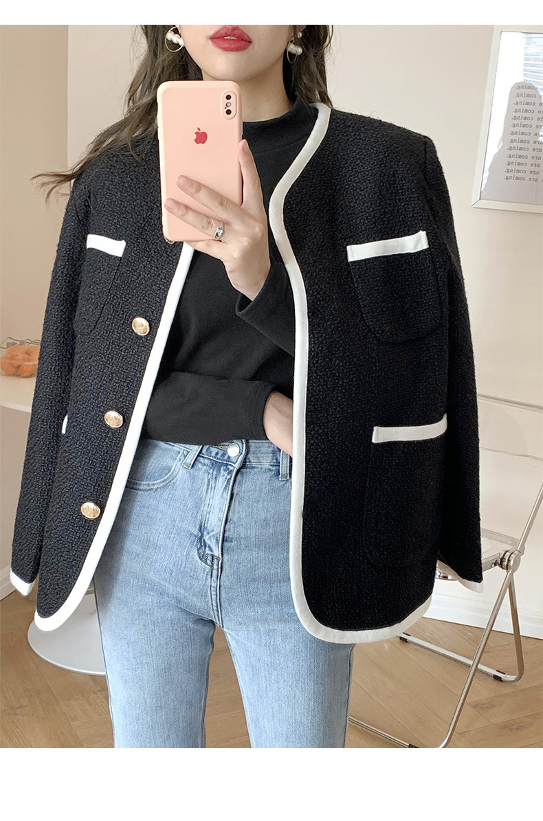 A German velvet semi-high-neck white base layer for women, paired with a stylish, thickened, brushed, and form-fitting mid-neck base layer for autumn and winter pic 56