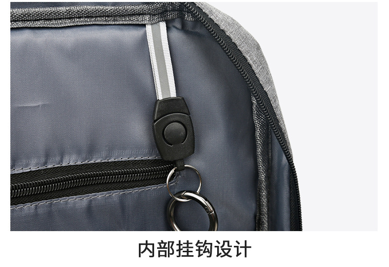 背包新款2023春季电脑包多功能商务背包大容量男士休闲通勤双肩包详情29