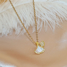 新款畅销满钻钥匙锁项链时尚钛钢锁骨链个性气质网红饰品厂家直营详情9