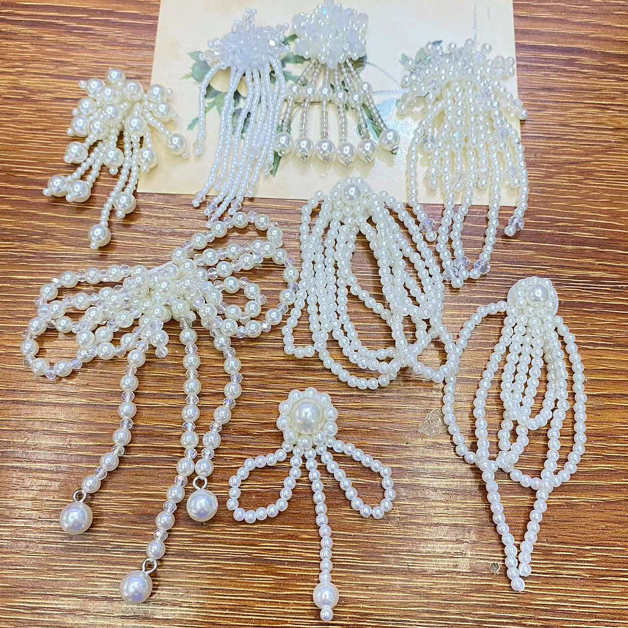 网红流行仿珍珠配件鞋 帽 服饰辅料 发饰头饰配件diy手工串珠批发详情12