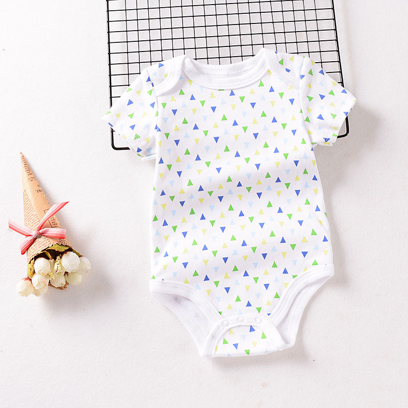 Summer 2021 new long-sleeved and short-sleeved crawling suits for infants and children aged 0-1, cartoon crawling suits, foreign trade miscellaneous styles, long-sleeved and short-sleeved crawling suits pic 20