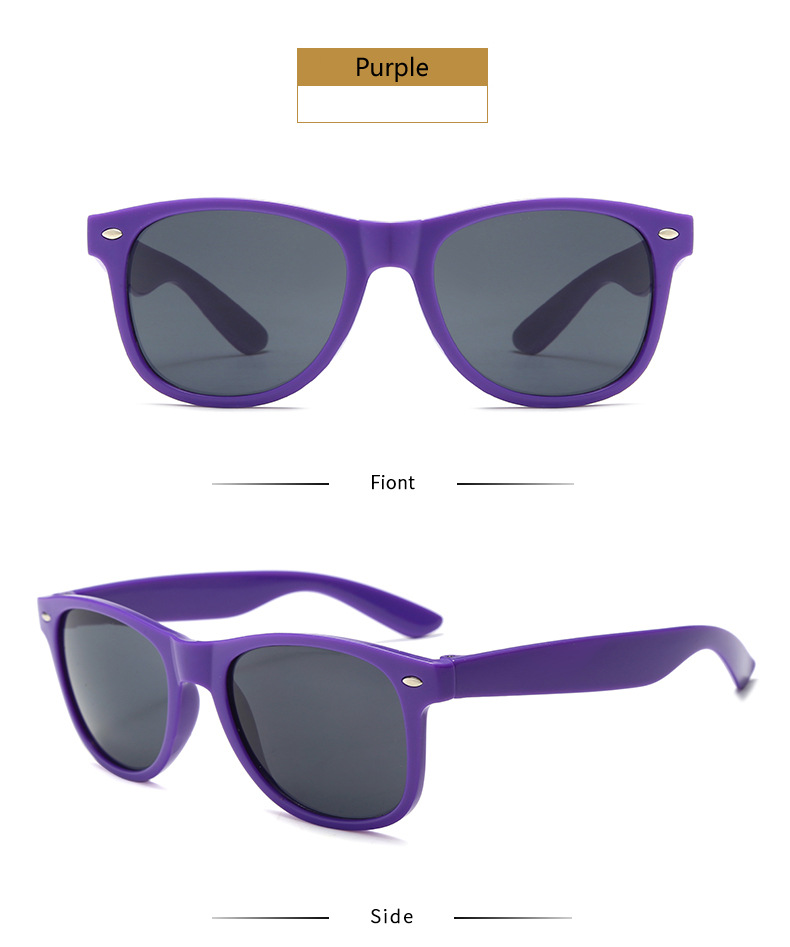 FDA cross-border rice nail sunglasses, customizable Logo promotional gift glasses, street style rainbow party sunglasses for both men and women pic 22