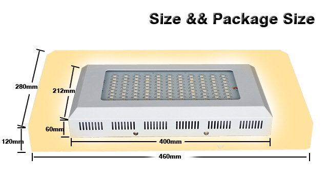 Luz LED 55*3W planta crece luz invernadero invernadero de espectro completo luz de crecimiento rápido pic 14