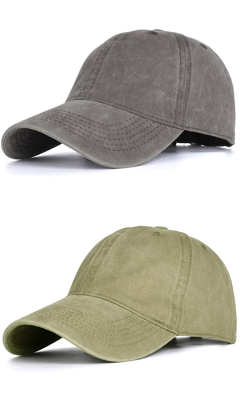 2020 Spring and autumn washed cotton hats, summer outdoor baseball caps, washed baseball caps, polished and aged denim sun hats pic 12