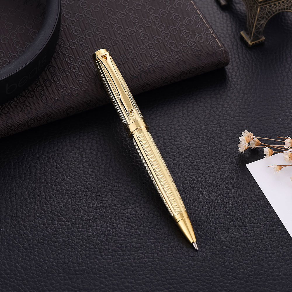 New fashionable and creative ballpoint pen, business ballpoint pen customization company LOGO, rose gold metal ballpoint pen pic 14
