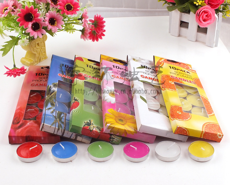 Smokeless and odorless candles, romantic scented candles, micro-tea, tea boiling, heating, aluminum shell candles wholesale pic 8