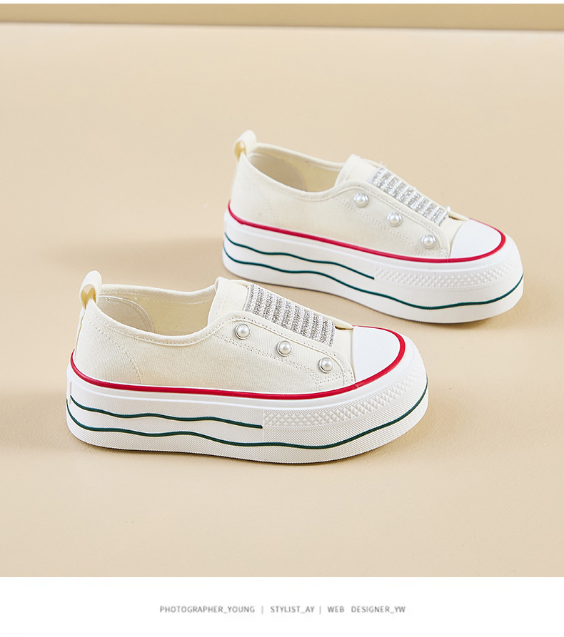 2024秋季帆布鞋新款韩版ins小白鞋女学生厚底增高休闲街拍BR6171详情15