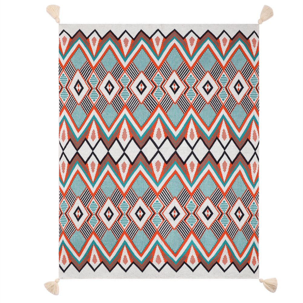 Bohemian sofa cover blanket, air conditioning blanket, all-season universal nap blanket, ethnic-style bed, tail blanket, and lap blanket pic 17