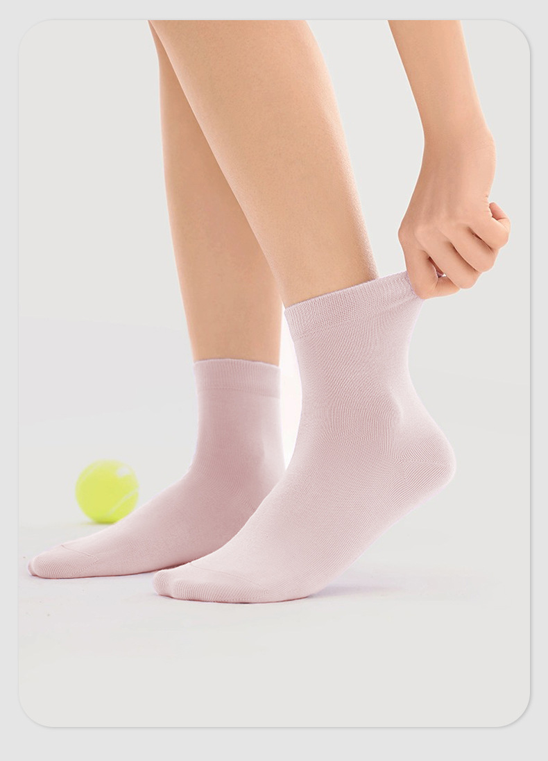 秋冬袜子女棉中筒女袜棉防滑冬季厚款棉袜长袜堆堆袜详情12