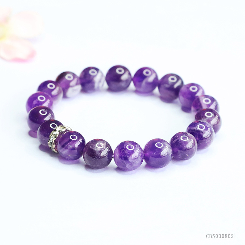 Juanyu Natural Amethyst Bracelet Lavender Dreamy Crystal Bracelet Unboxing Blind Box Live Streaming Factory CB5030551 pic 13