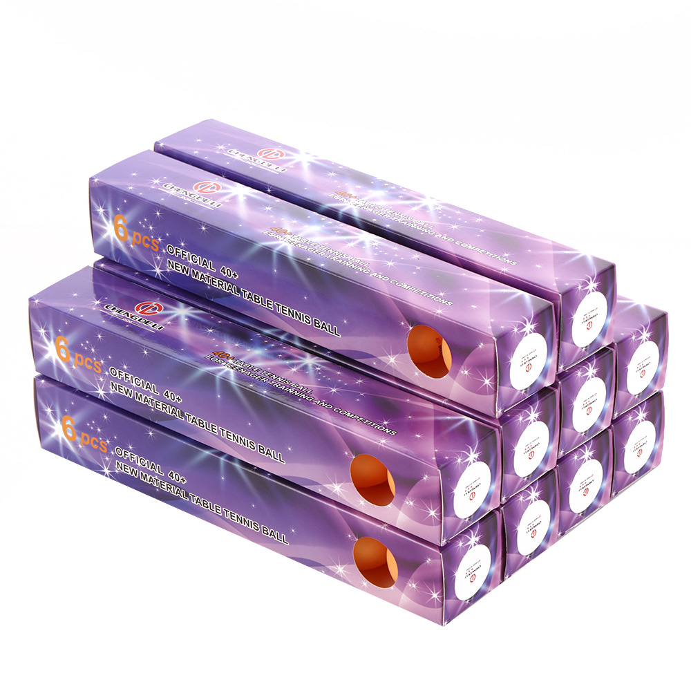 6PCS бокс с новыми материалами 40+ABS пинг-понг pic 8