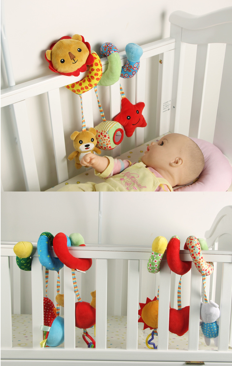 Baby toy car, hanging rattle, infant and toddler color label bed, plush toy, soothing bed, wholesale in stock pic 7