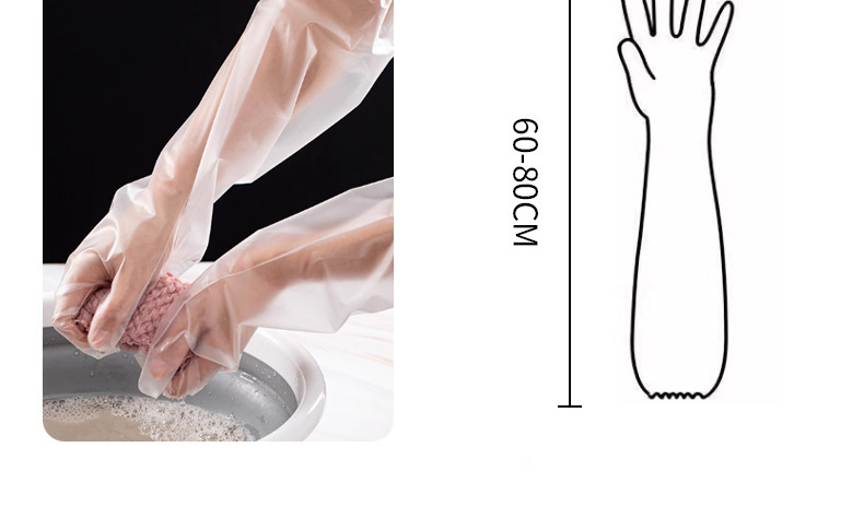 俊达加厚一次性长手套家务清洁餐饮防护PE材质日本工艺便宜实惠厂家直销 家务手套便宜手套详情26