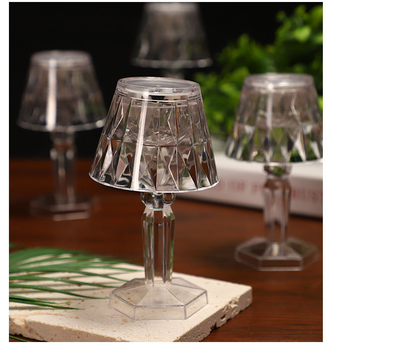 LED electronic candle night light, diamond table lamp, bedside bar creative atmosphere light, ins romantic decorative small table lamp pic 9