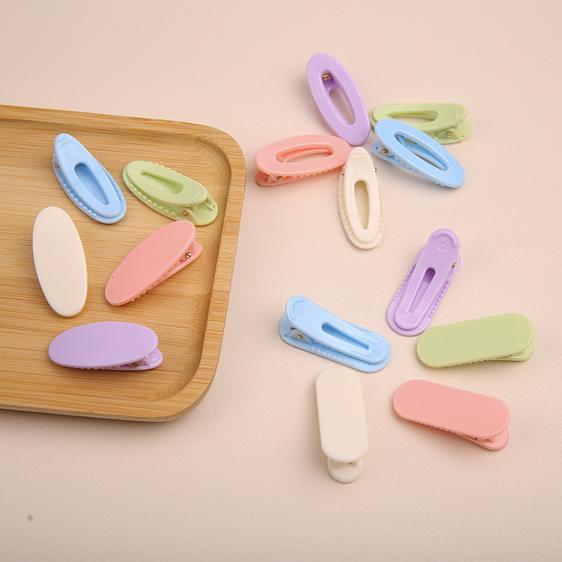 40pcs跨境亚马逊5cm发夹夹子黑色bb夹发卡喷漆水滴夹边夹刘海夹详情6