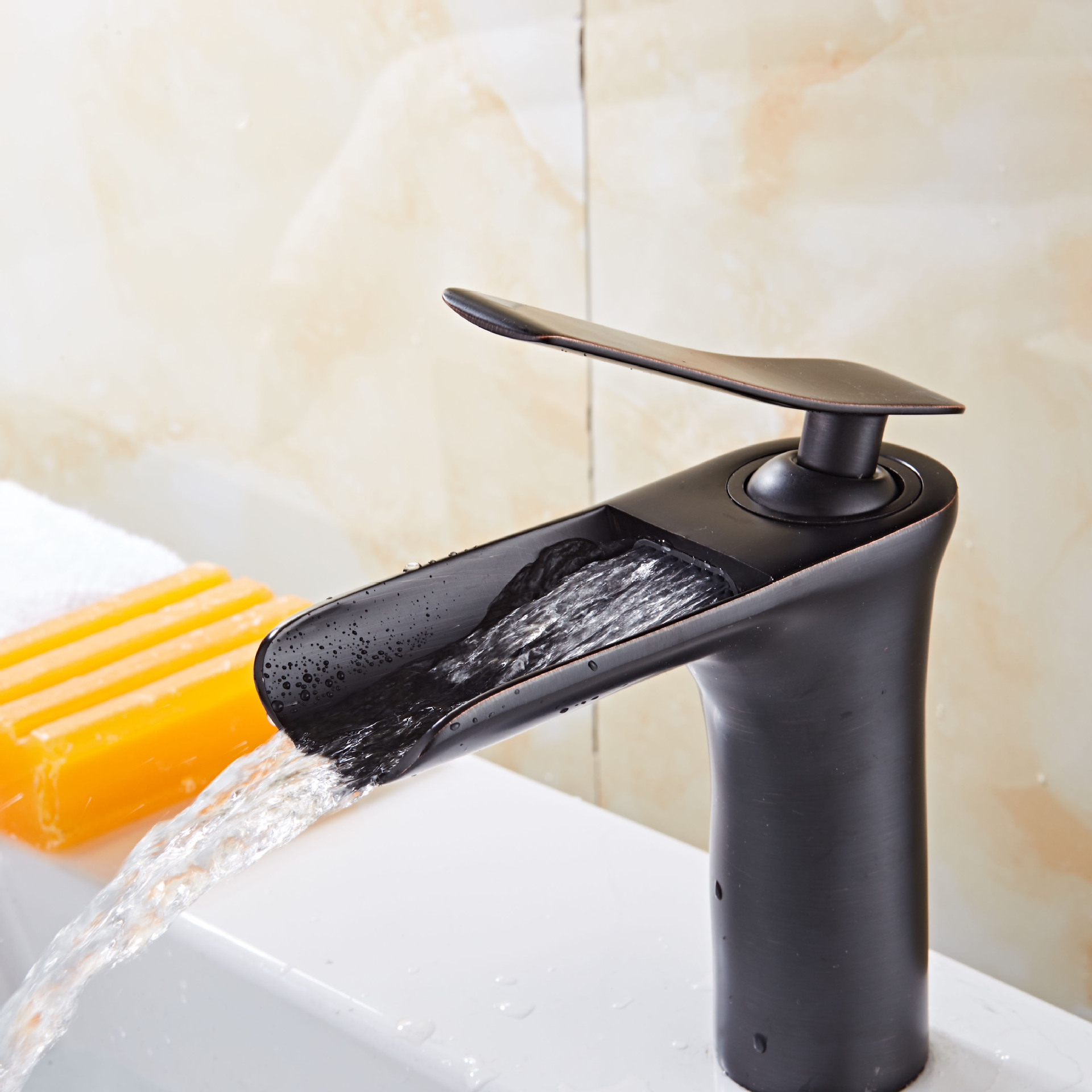 Direct sales of European-style antique black bronze faucets, black bronze washbasin faucets, and black bronze all-copper faucets pic 40