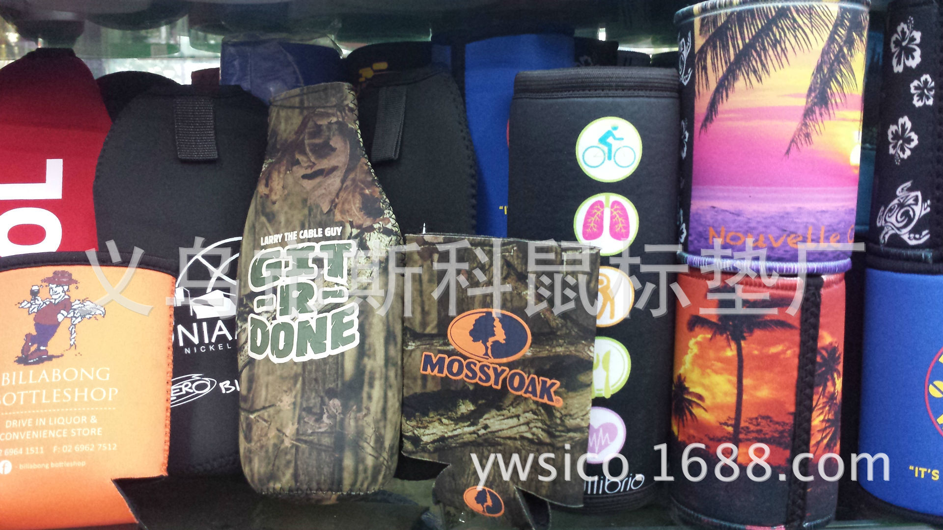 斯科直供素色彩色热升华转印 丝印 杯套 酒瓶套 可乐罐套 啤酒瓶套详情6