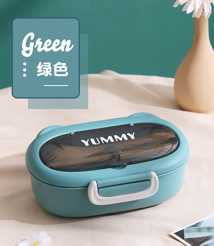 304不锈钢饭盒食品级保温午餐盒 带餐具便当盒微波炉学生保鲜饭盒详情16