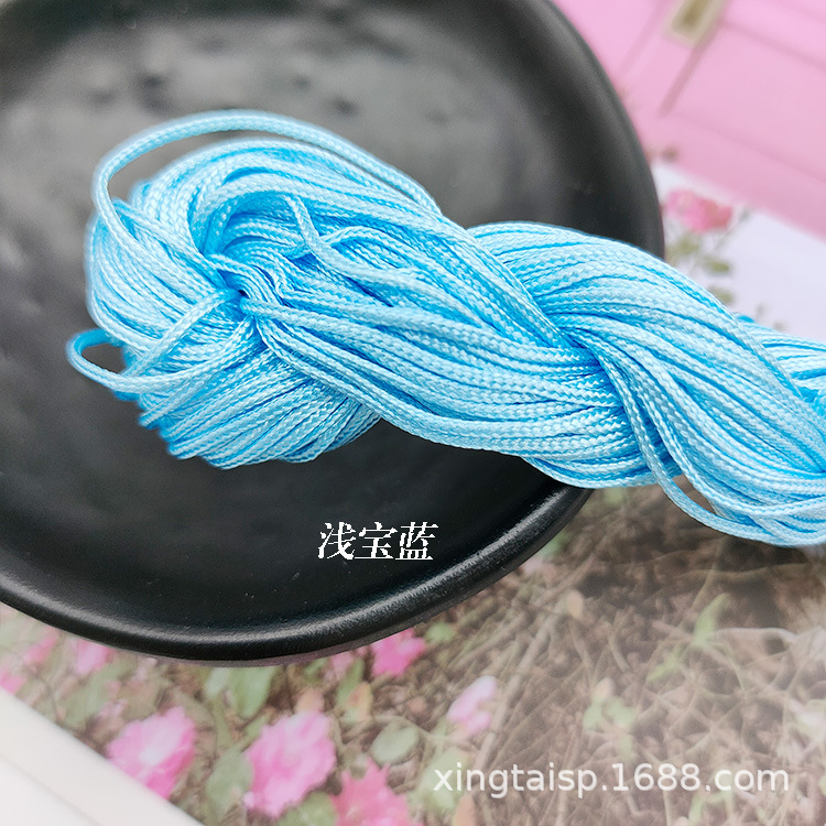 diy jewelry thread AB, Taiwan jade thread, colorful jewelry, nylon thread, jade bracelet, braided rope, 1mm jade thread wholesale pic 17