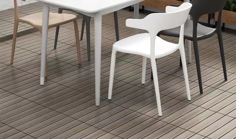 Plastic chairs, simple backrest stools, Nordic dining chairs, economical plastic chairs for adults at home, thickened horn-shaped chairs pic 13