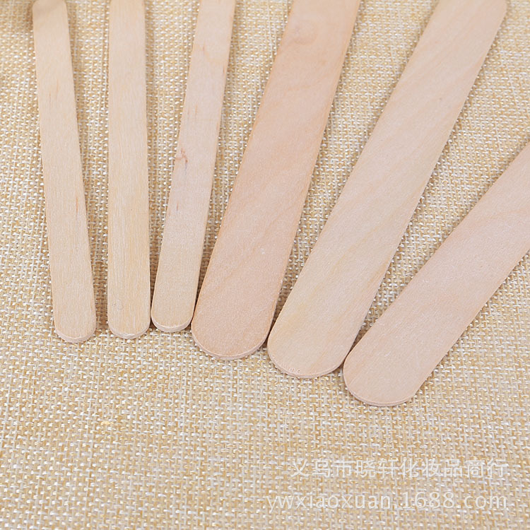 木质材料一次性压舌棒压舌板 压舌片调蜡棒脱毛 美容工具批发详情3