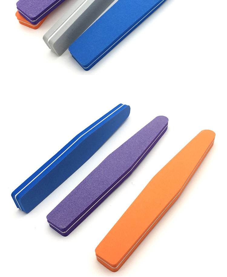 Double-sided nail polish grinding and polishing strips, thick filing strips, nail shaping diamond-shaped sponges, nail rubbing tool accessories factory wholesale pic 6