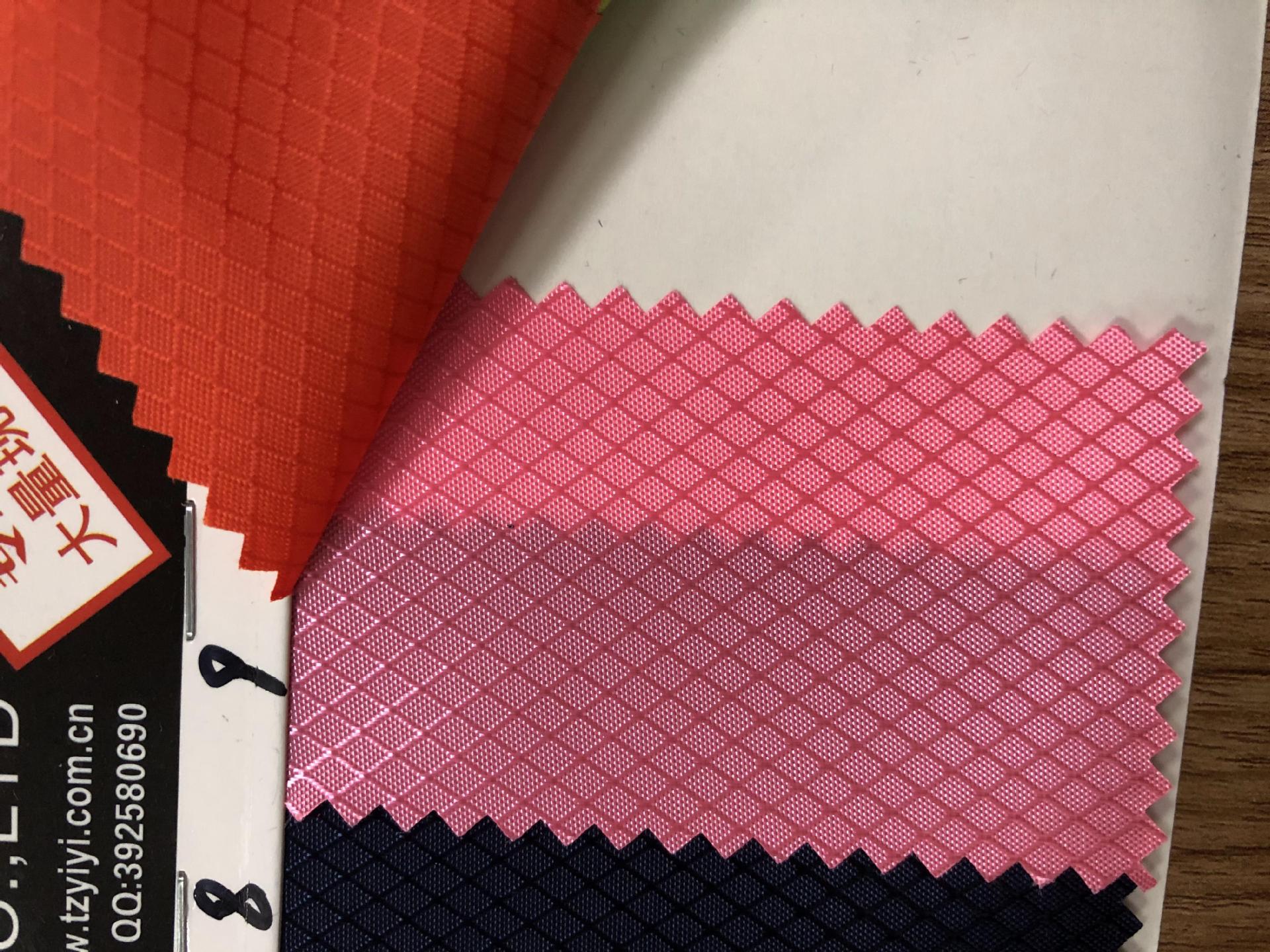 Diamond-shaped checkered PU water-like Oxford cloth for luggage, schoolbags, backpacks, tablecloths, handbags, tents, Oxford cloth fabric wholesale pic 12