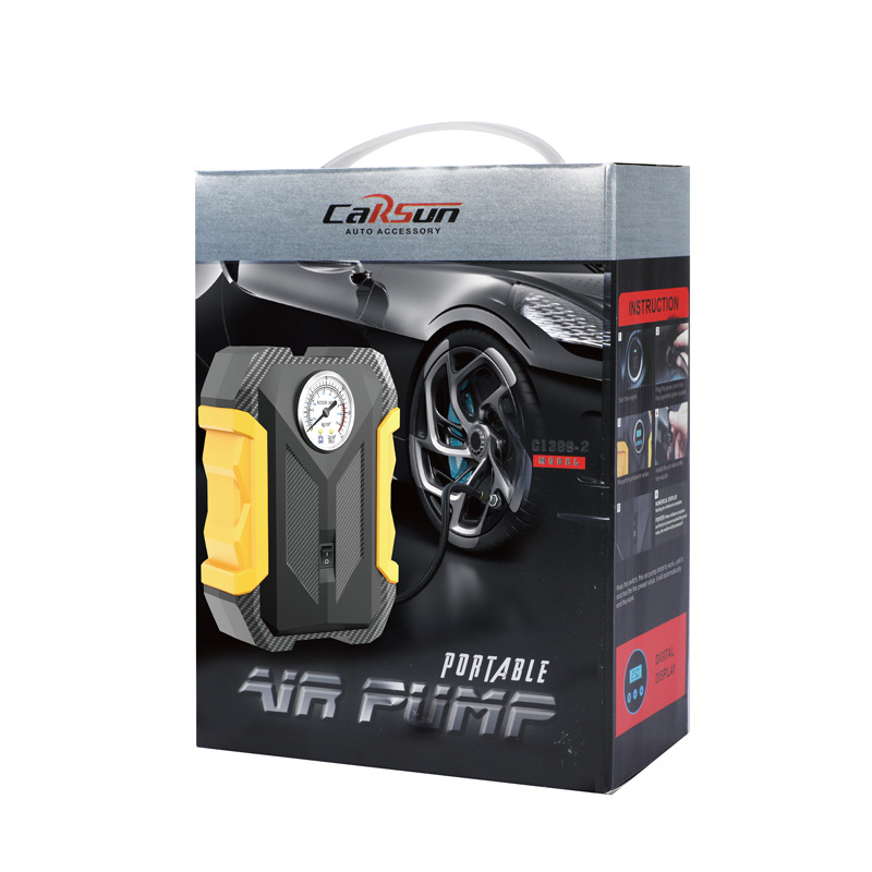 车载充气泵智能数显电动车打气泵迷你汽车充气泵小轿车轮胎充气泵详情21