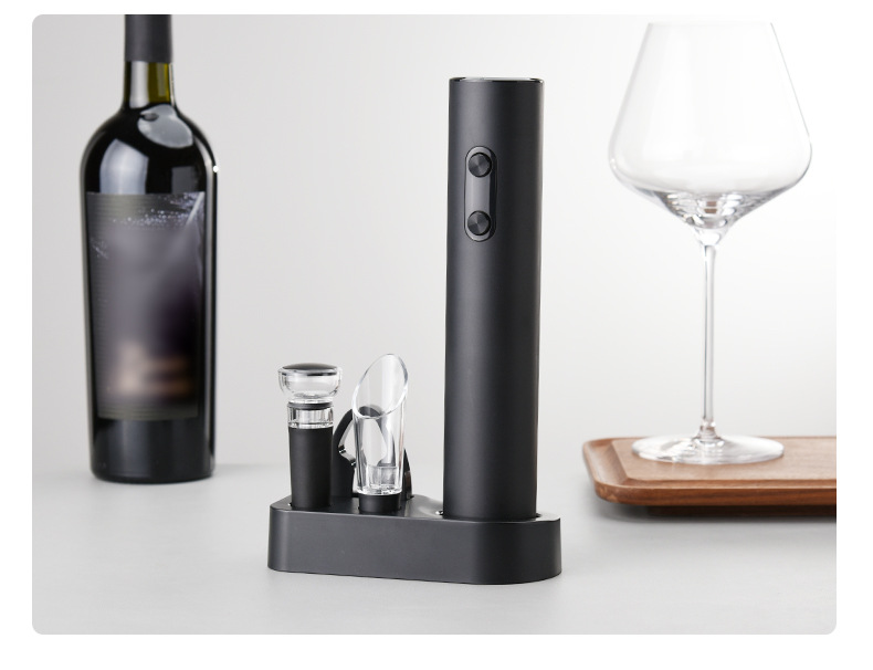 Factory stock base storage set, plastic ABS electric wine opener set, wine gift set pic 26