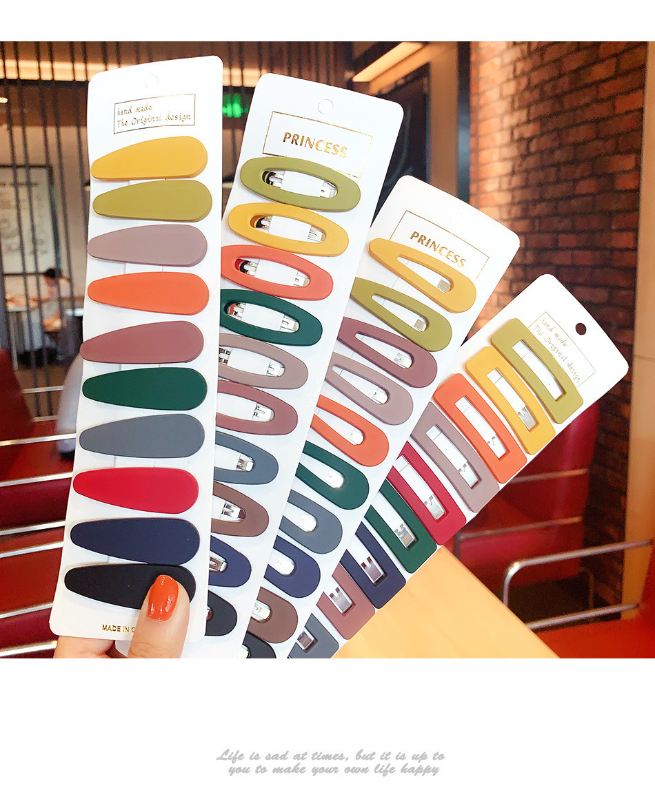 韩国简约bb夹顶夹边夹一字刘海夹子头饰发夹后脑勺马卡龙少女发卡详情10