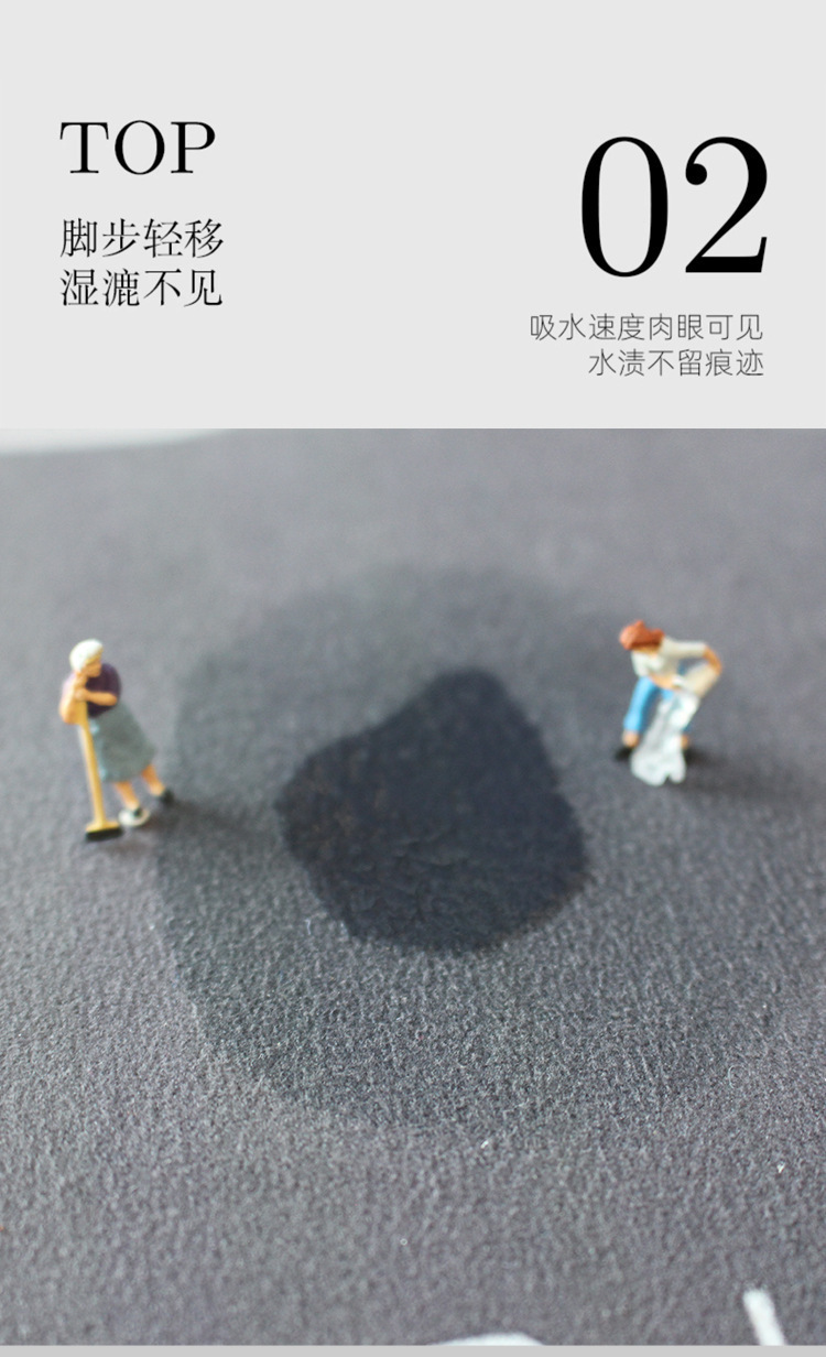 代发厨房台面沥水垫田园风家用餐具洗碗硅藻泥吸水垫吧台隔热垫详情4