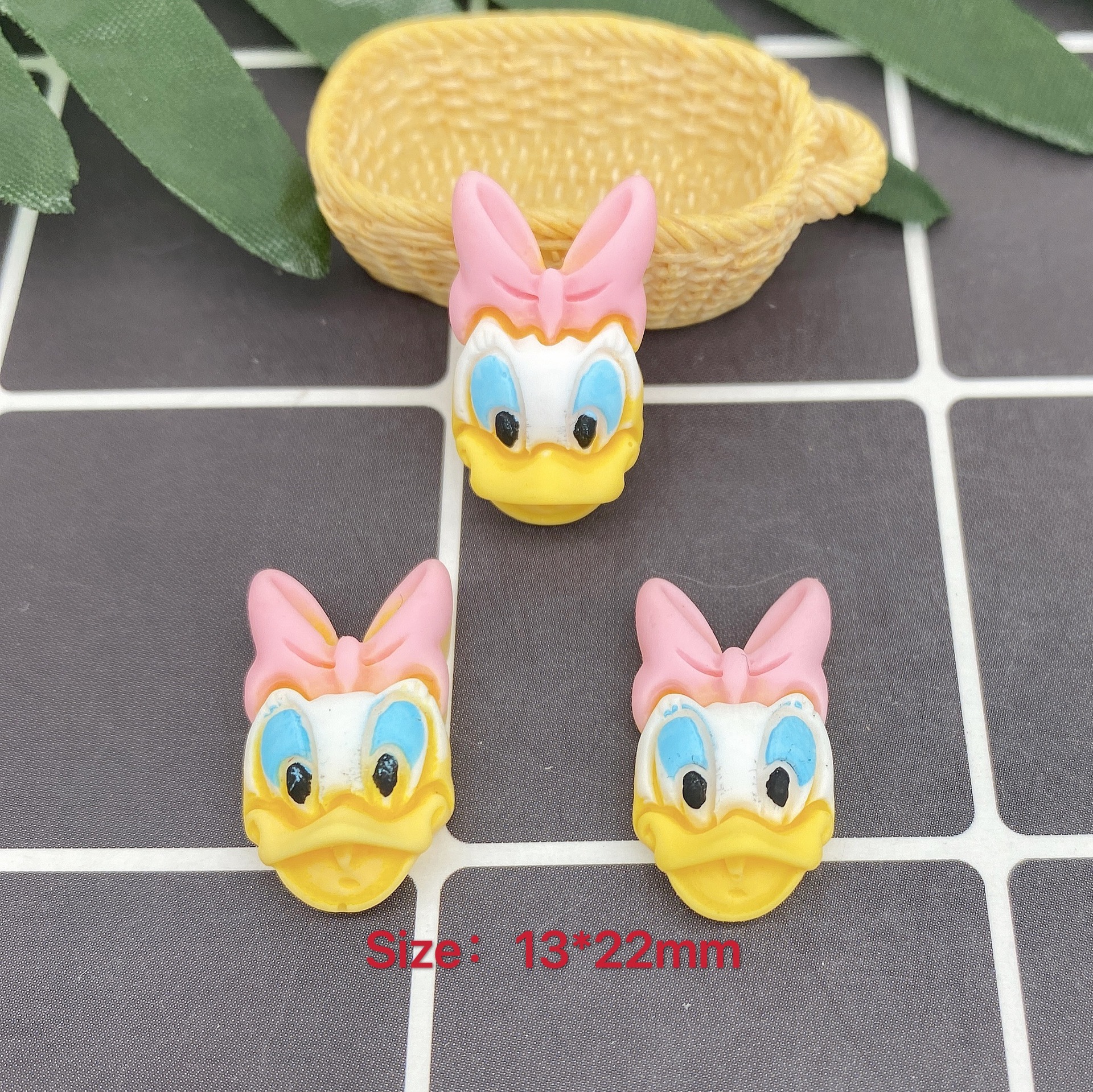 树脂配件饰品帽子贴片史莱姆内放DIY日韩风哑光笑脸厂家直销详情45